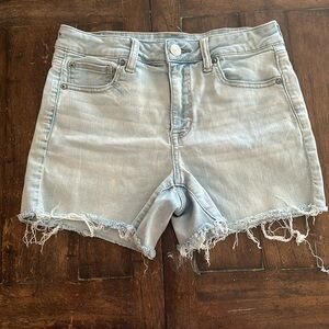 American eagle light wash next level stretch jean short size womens 10